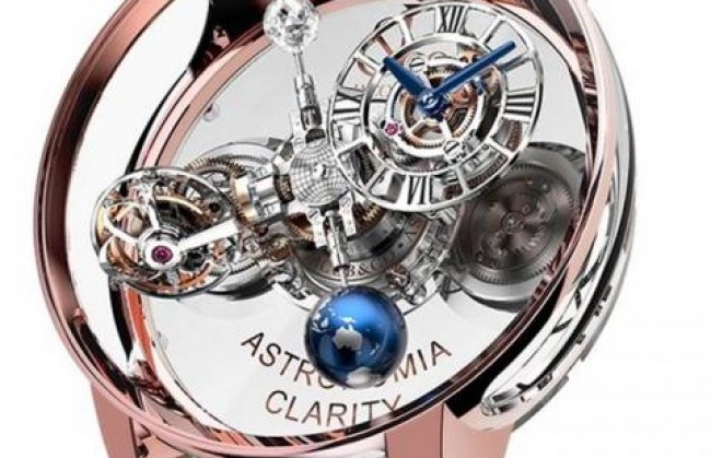Новую версию часов Astronomia Clarity представила компания Jacob & Co